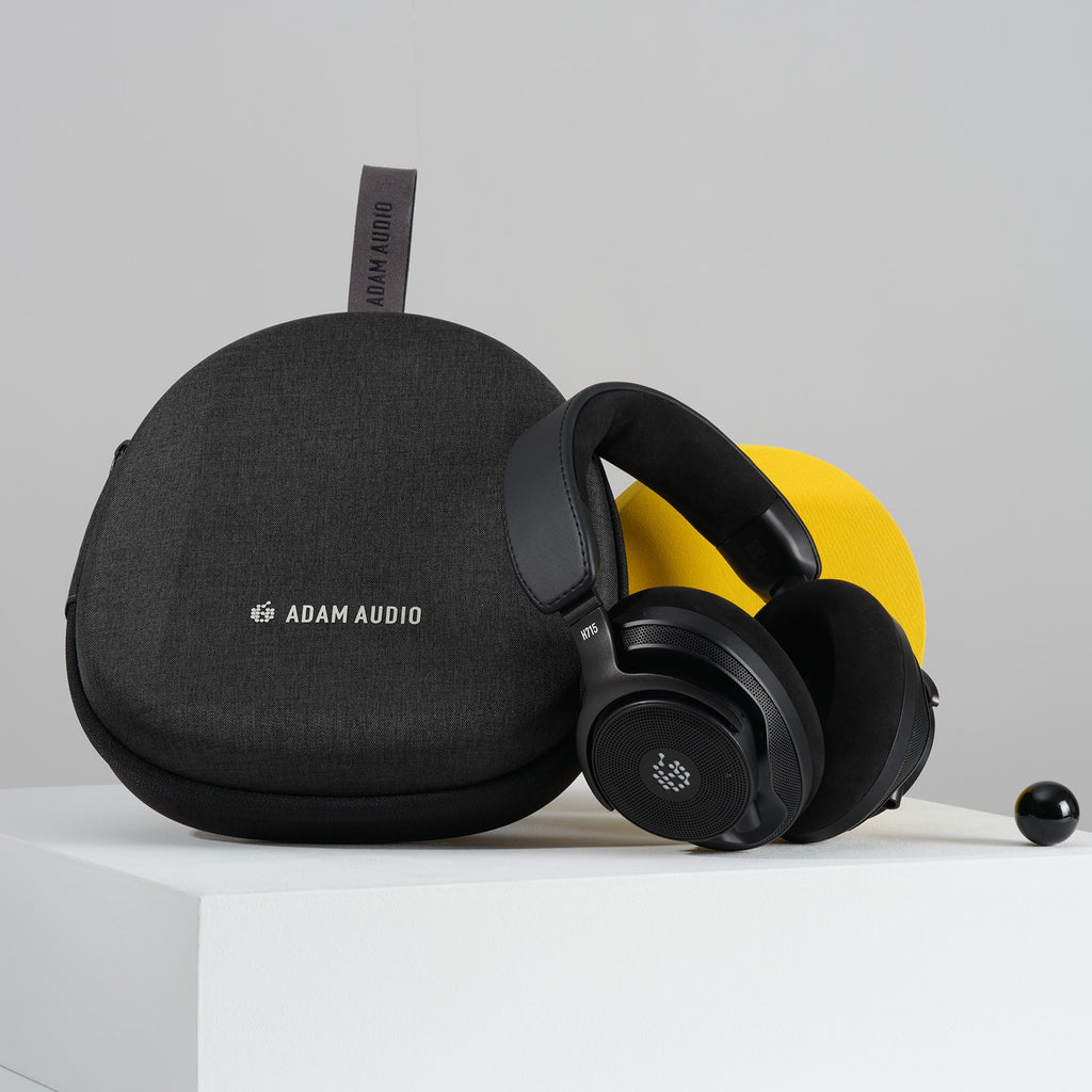 Adam Audio H715 Reference with its hard carry case