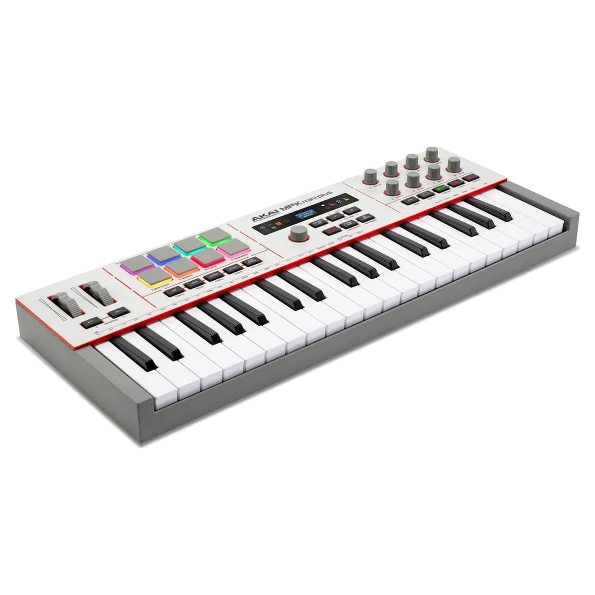 Akai Professional MPK Mini Plus II, right-side angled view