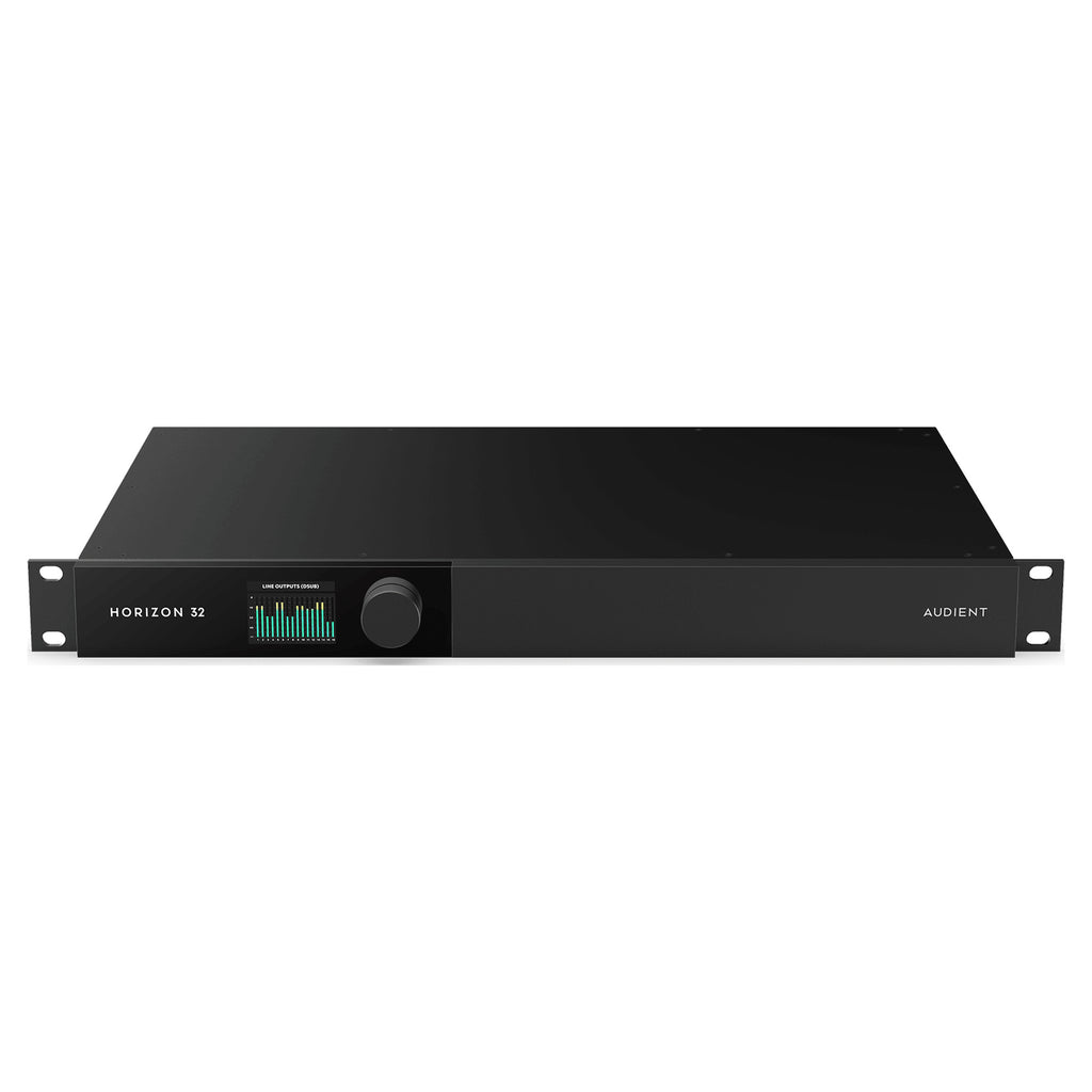 Audient Horizon 32, front panel with Motion UI display