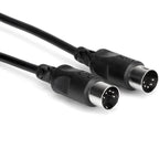 Hosa MID-305BK MIDI Cable 1.5m, black view
