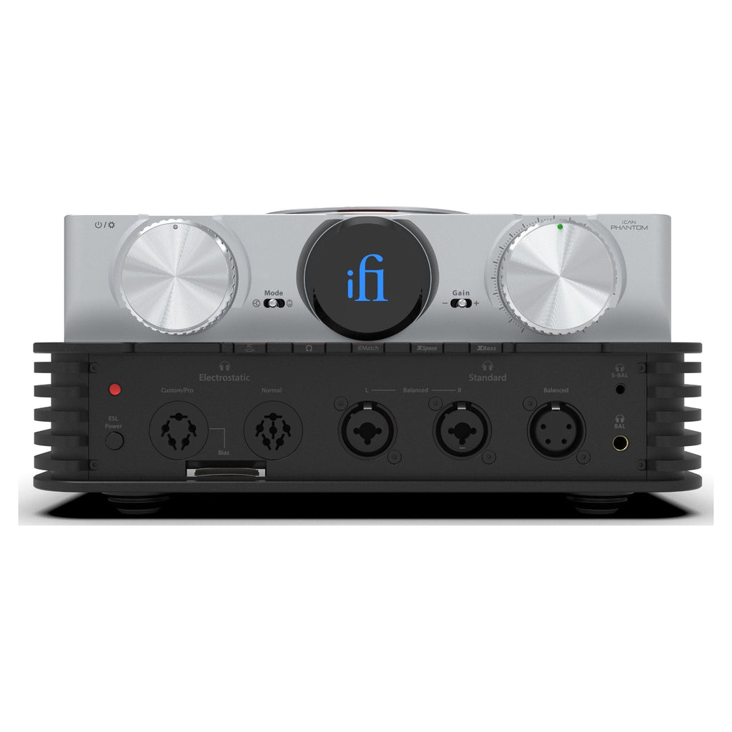 iFi Audio iCAN Phantom 1.5 front panel with mode, gain and volume controls