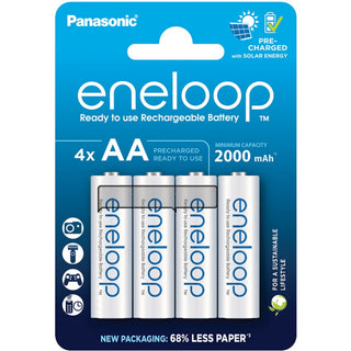 Panasonic universalbatterier og -opladere