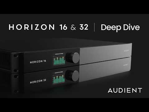 audient horizon 32 official Audient deep dive video