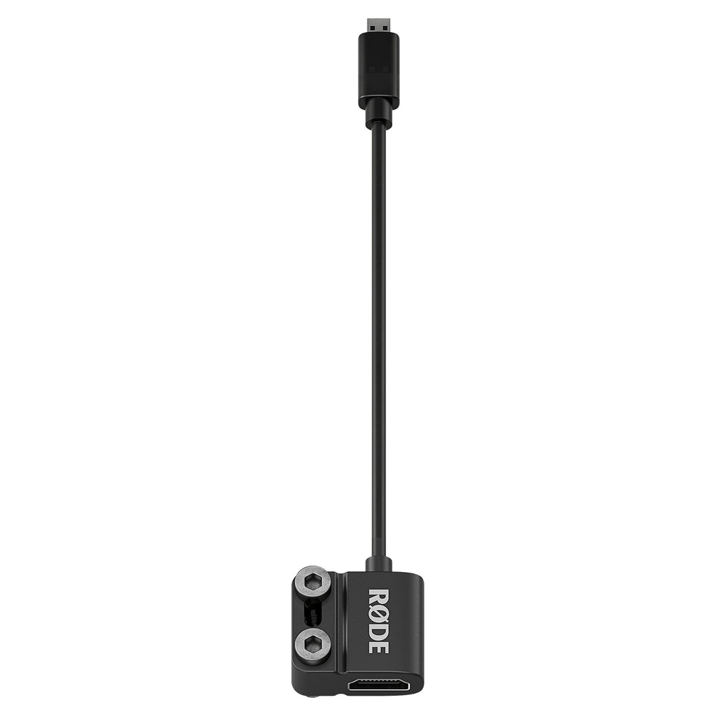 Rode HDMI Adaptor Micro HDMI-D, mounting bracket with captive screws