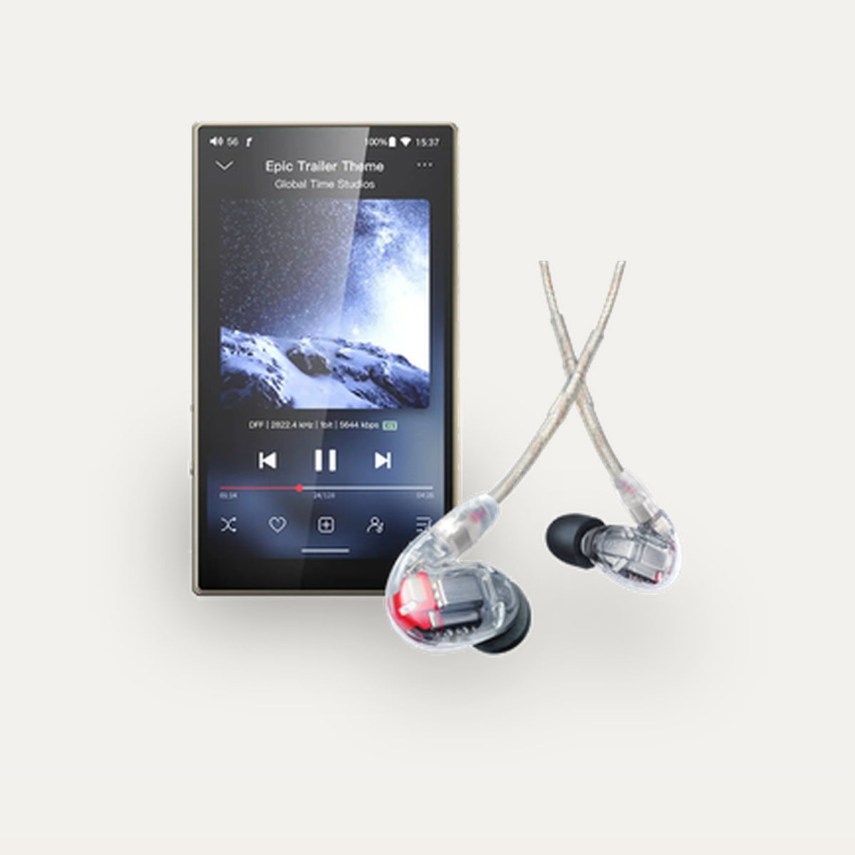 Shure SE846 Gen 2 + FiiO M21 Portable Set – Player Colour Gold