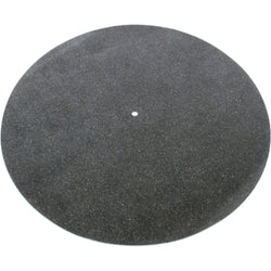 Tonar black leather slipmat with textured surface, designed for turntables and DJ equipment.